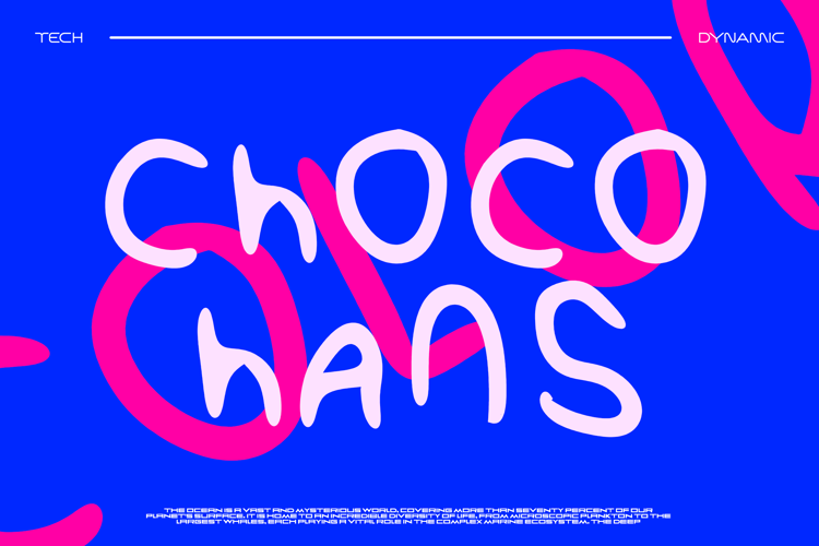 Preview of ChocoHans Font