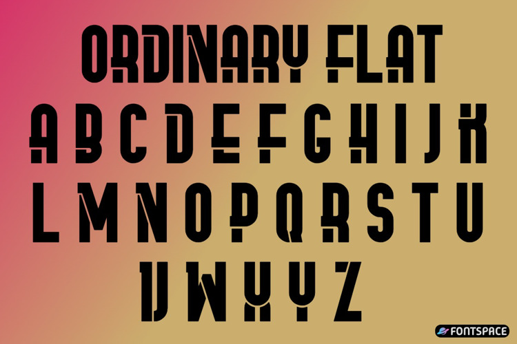 Preview of Ordinary Font