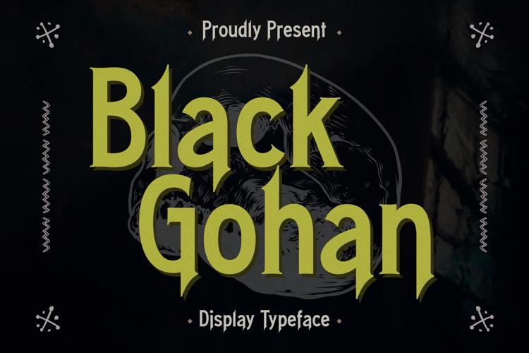Black Gohan Font