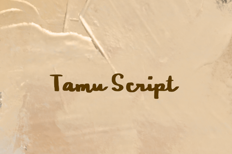 t Tamu Font