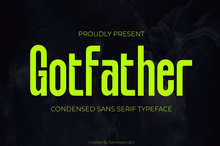 Preview of GOTFATHER Font