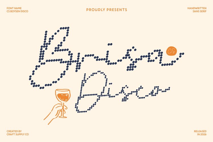Preview of CS Brisa Disco Font