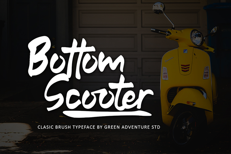 Bottom Scooter Font