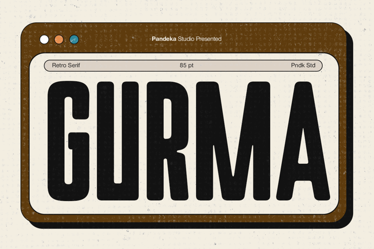 Preview of Gurma Font