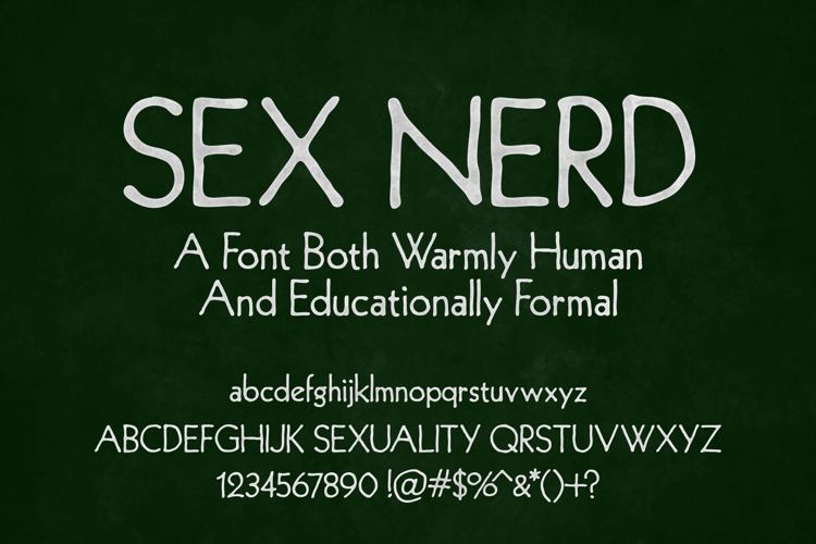 Sex Nerd Font