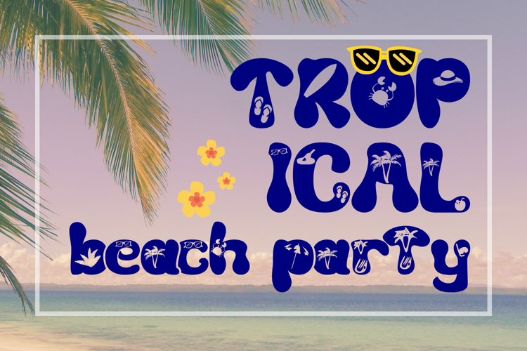 Preview of Summer Coastline Font