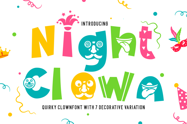Night Clown Font