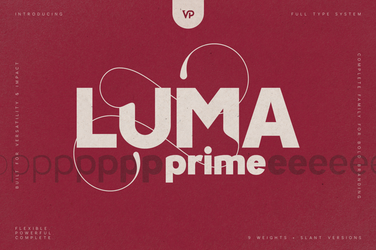 Preview of Luma Prime Font