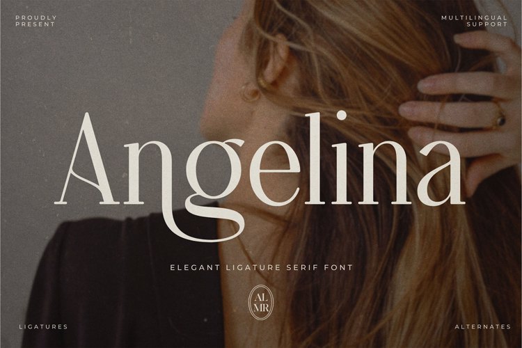 Preview of Angelina Serif Font
