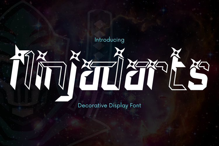Preview of Ninjadarts Font