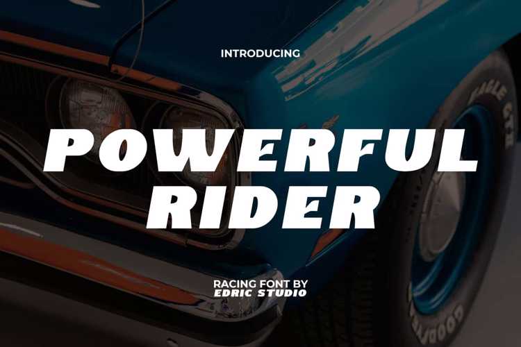 Powerful Rider Font