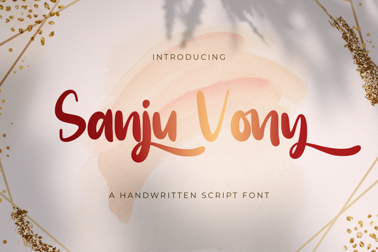 Sanju Vony Font