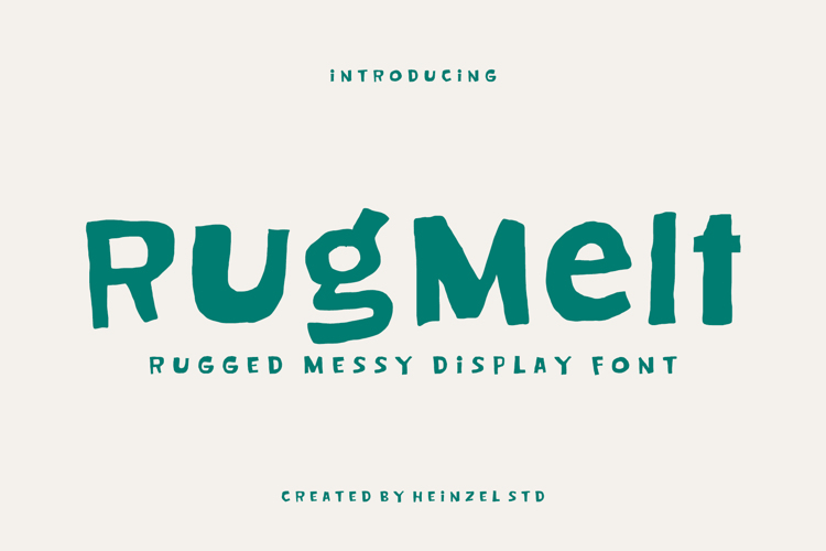 Preview of Rugmelt Font