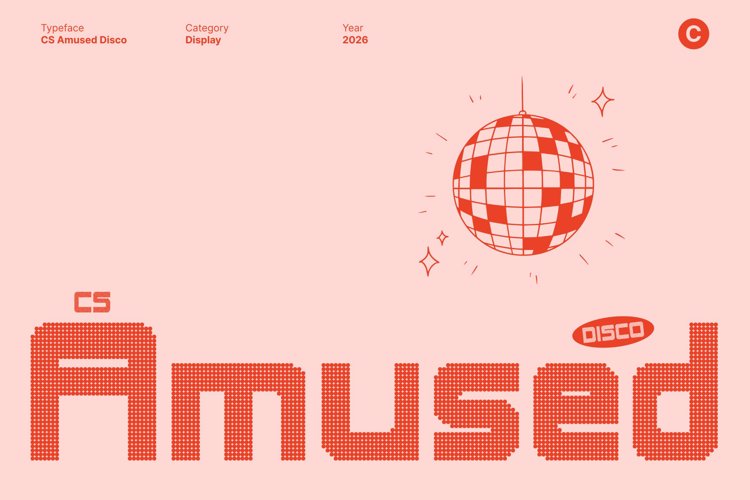 Preview of CS Amused Disco Font