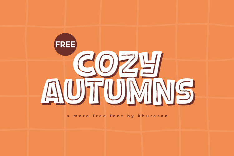 Preview of Cozy Autumns Font