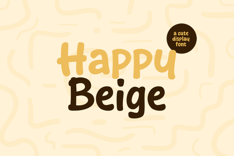 Happy Beige Font