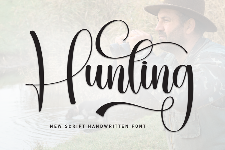 Preview of Hunting Font