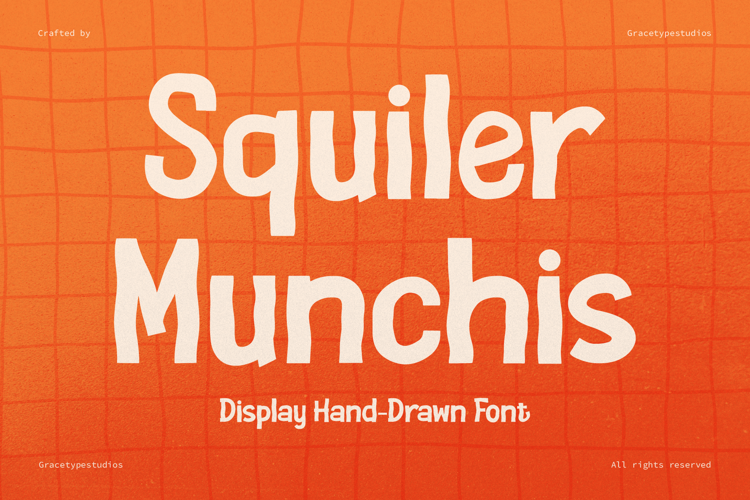 Preview of Squiler Munchis Font