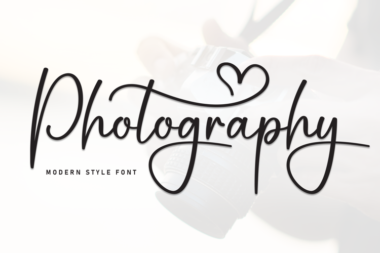 Preview of Photography Font