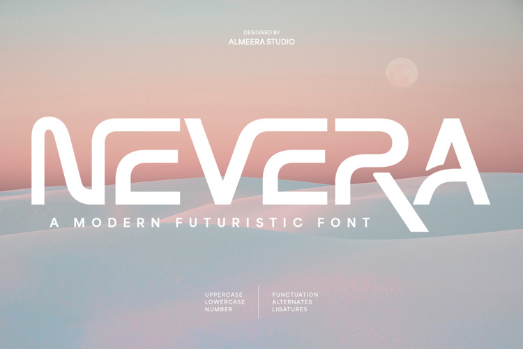 Preview of Nevera Font