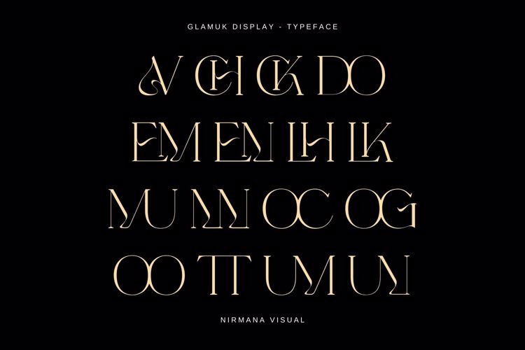 Glamuk Display - Version Font