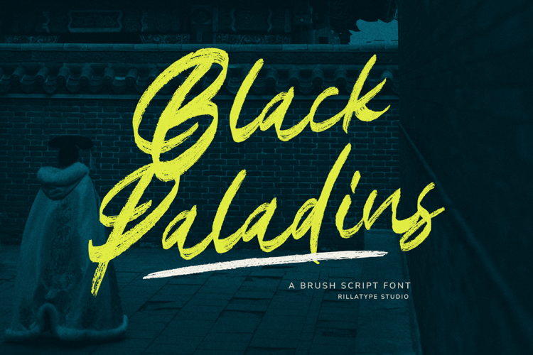 Preview of Black Paladins Font
