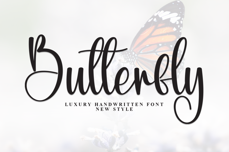 Preview of Butterfly Font