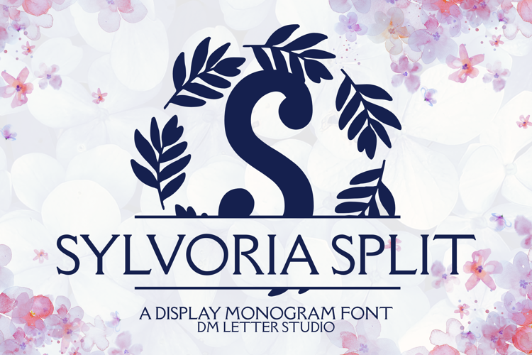 Preview of Sylvoria Split Monogram Font