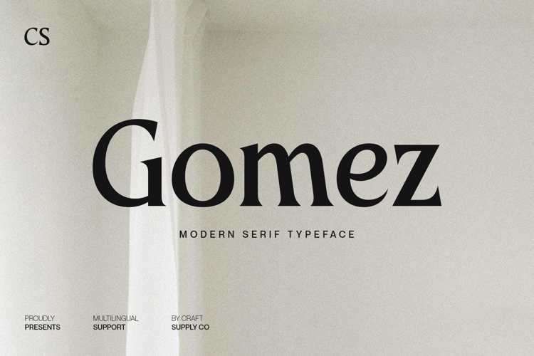 Preview of CS Gomez Font