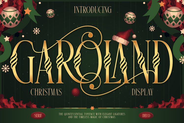 Preview of Garoland Font