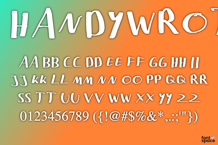 Handywroter Font