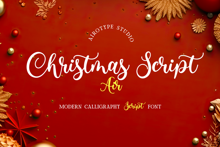 Preview of Christmas Script Air Font
