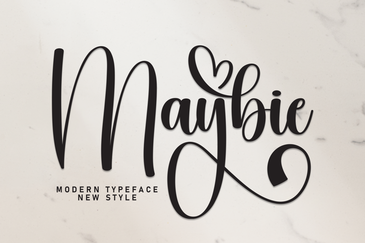 Preview of Maybie Font