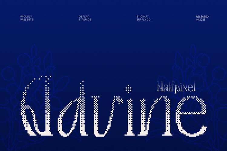 Preview of Advine Halfpixel Font