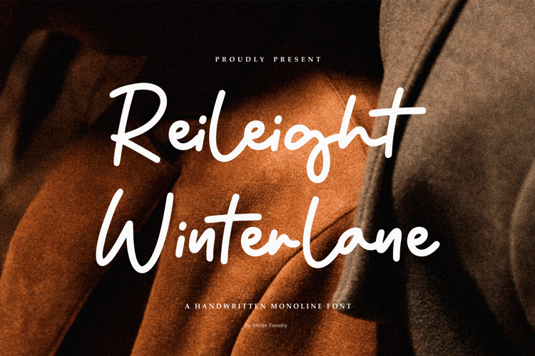 Preview of Reileight Winterlane Font