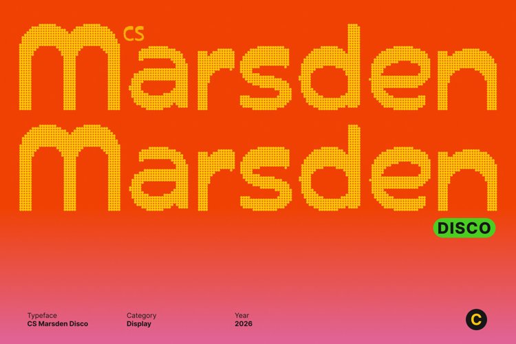 Preview of CS Marsden Disco Font