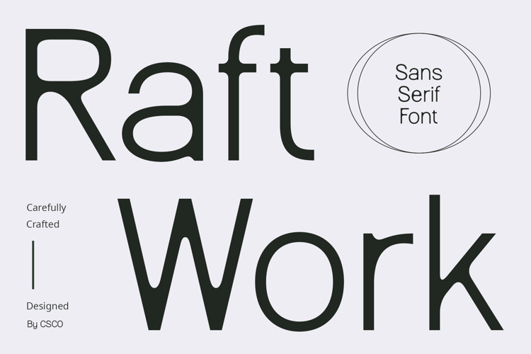 Raftwork Font