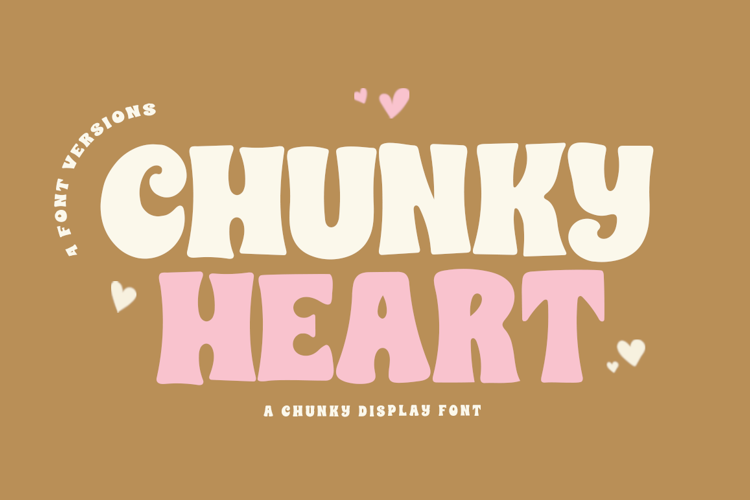 CHUNKY HEART Font