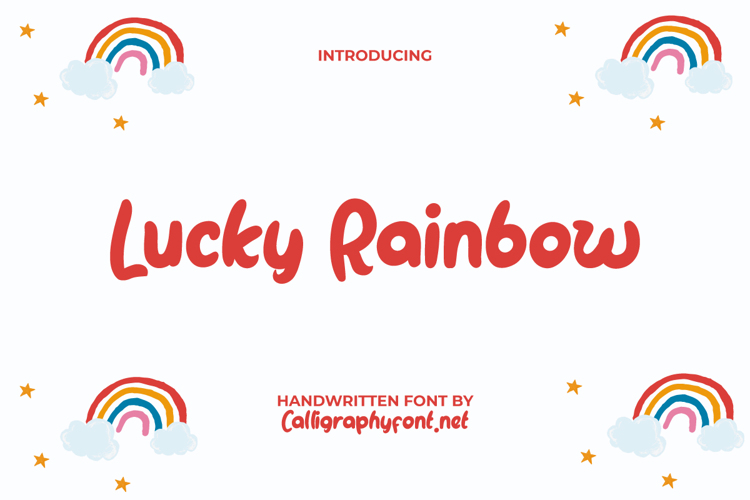 Lucky Rainbow Font