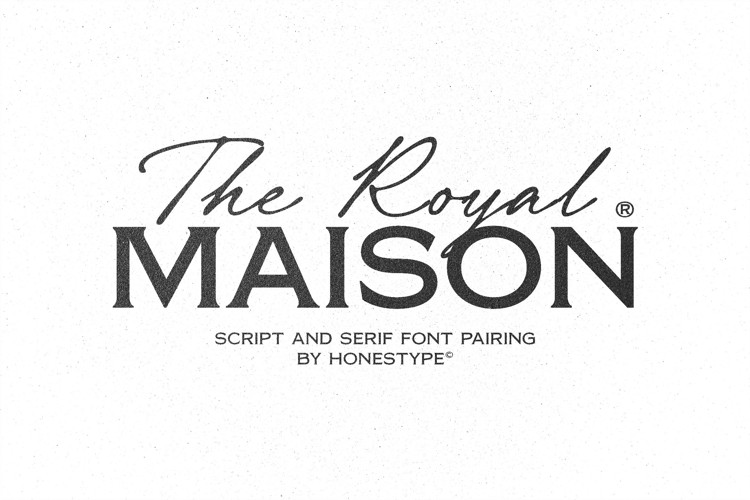 Preview of Royal Maison Serif Font