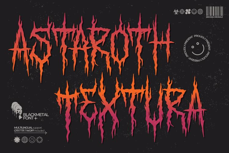 Astaroth Textura Font