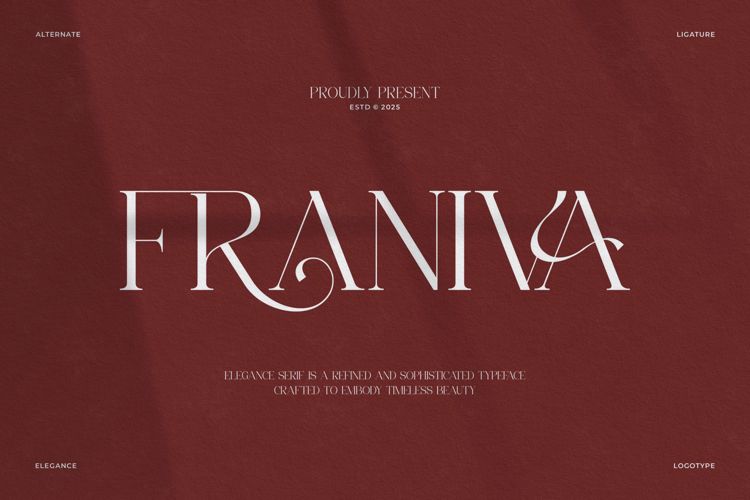 Preview of Franiva Font