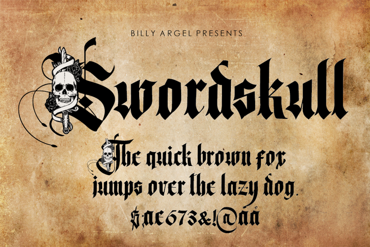 Swordskull Font