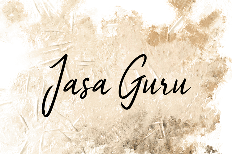 j Jasa Guru Font