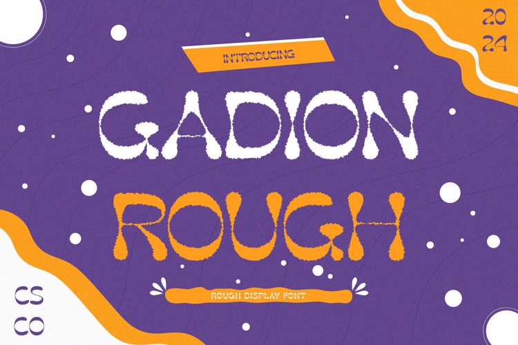 Gadion Rough Font