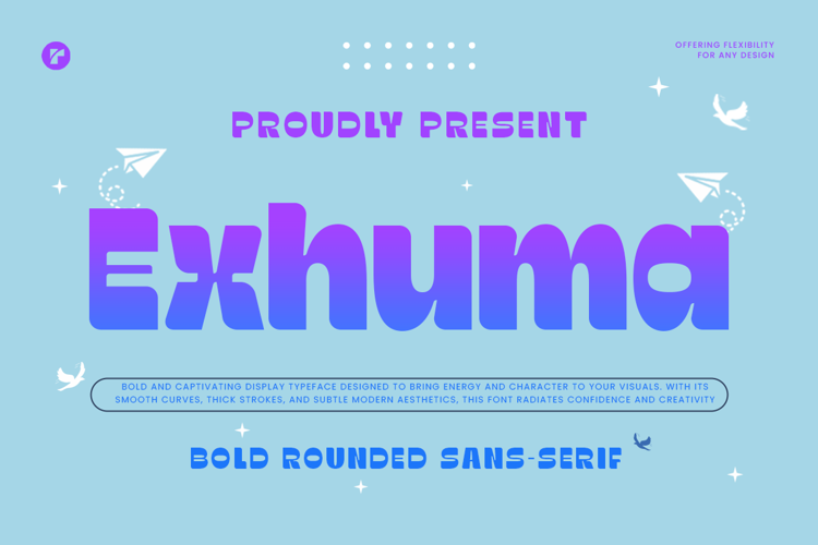 Preview of Exhuma Font