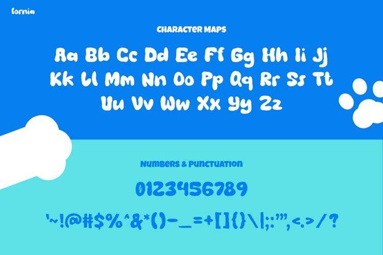 Preview of Fornia Font