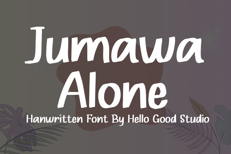 Preview of Jumawa Alone Font