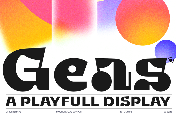 Preview of UT Geas Display Font