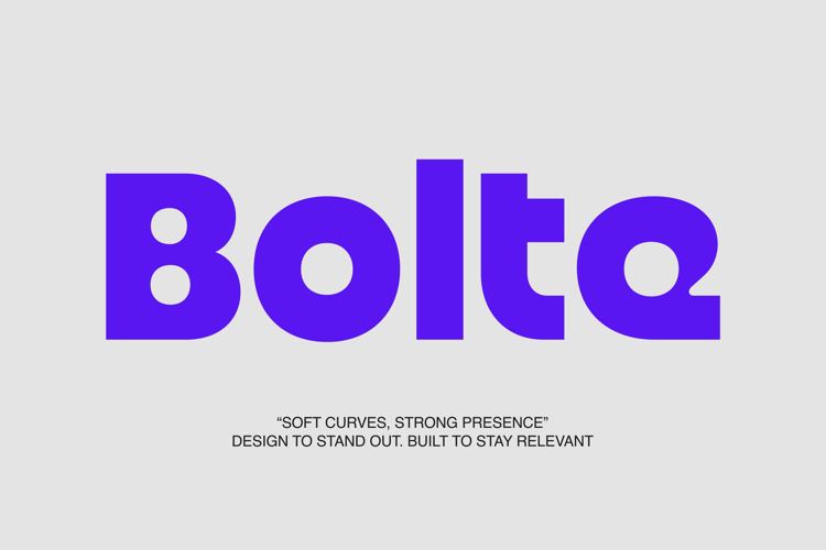 Preview of Bolte Font